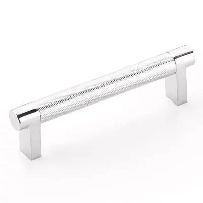 polished chrome cabinet pull