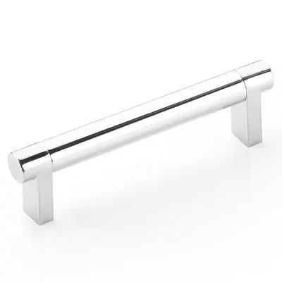 polished chrome cabinet pull