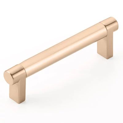 Emtek Select 4" CC Rectangular Stem and Cabinet Pull