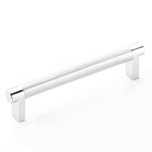 polished chrome cabinet pull