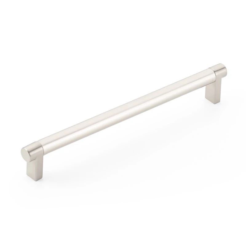 Emtek Select 8" CC Rectangular Stem and Cabinet Pull