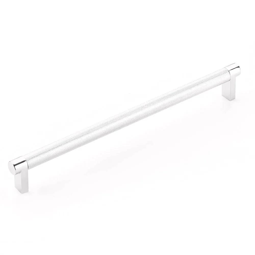 polished chrome cabinet pull