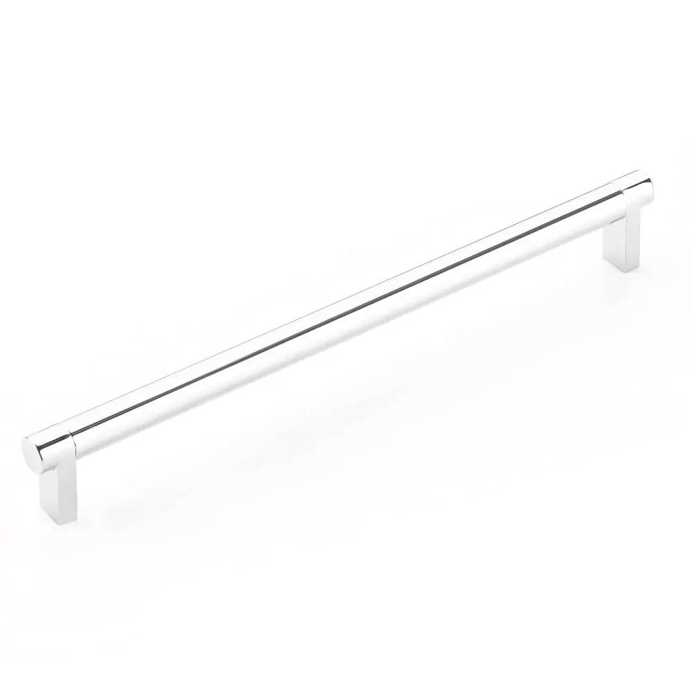 polished chrome cabinet pull