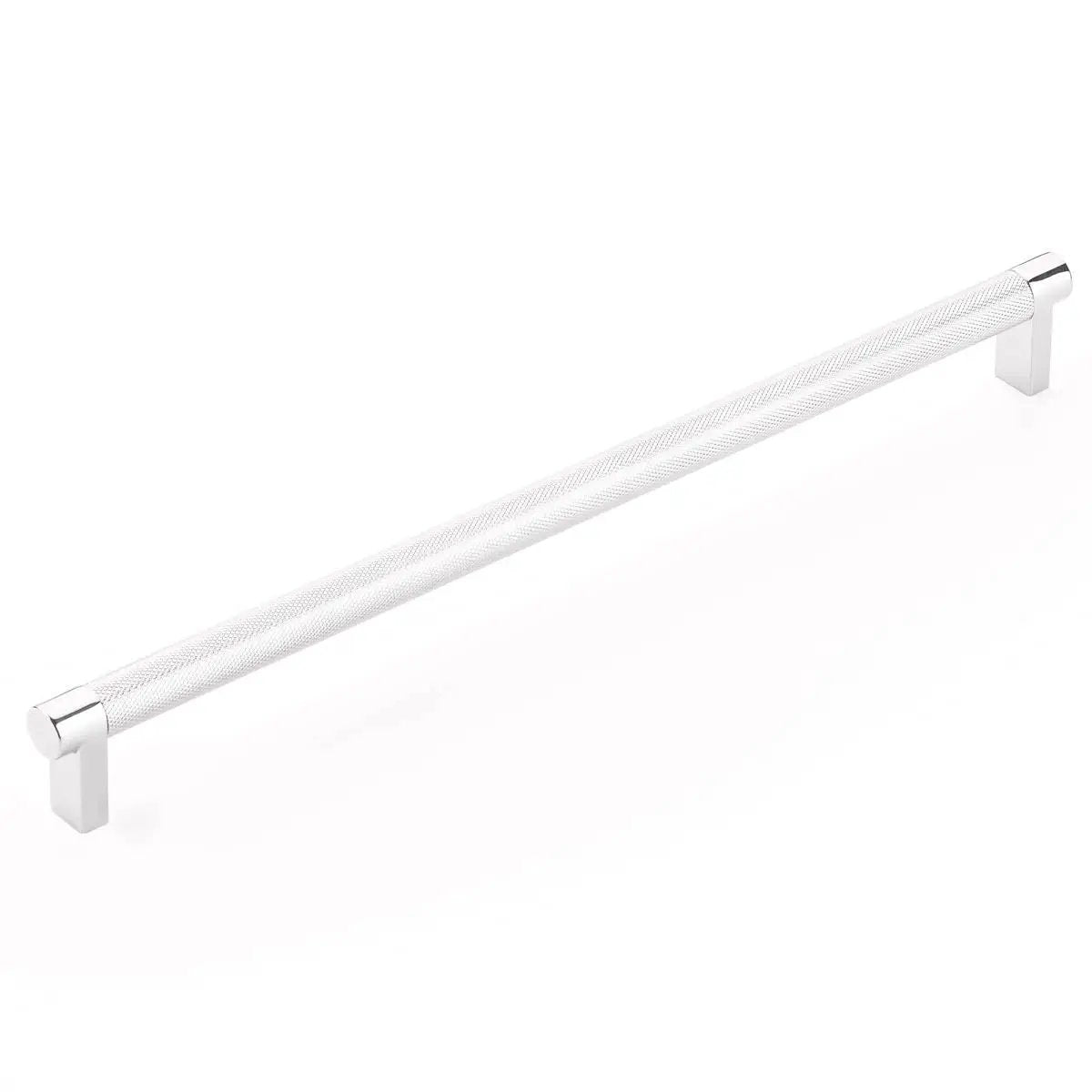 polished chrome cabinet pull