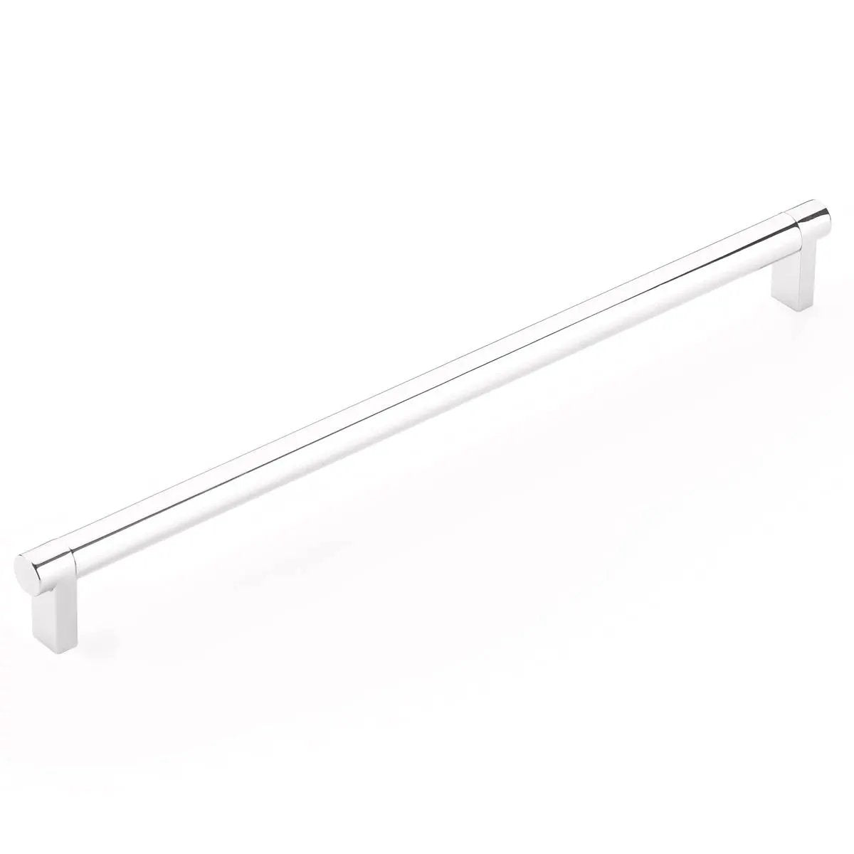 polished chrome cabinet pull
