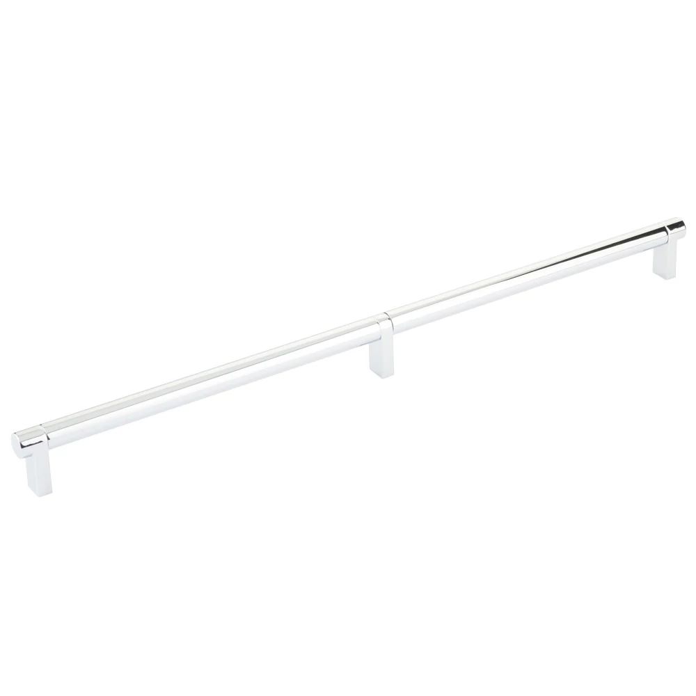 polished chrome cabinet pull