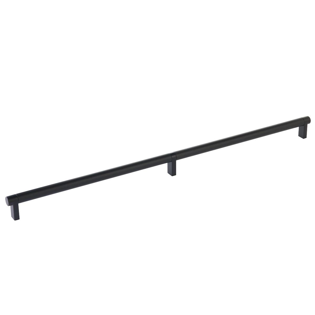 Emtek Select 20" CC Rectangular Stem and Knurled Bar Cabinet Pull
