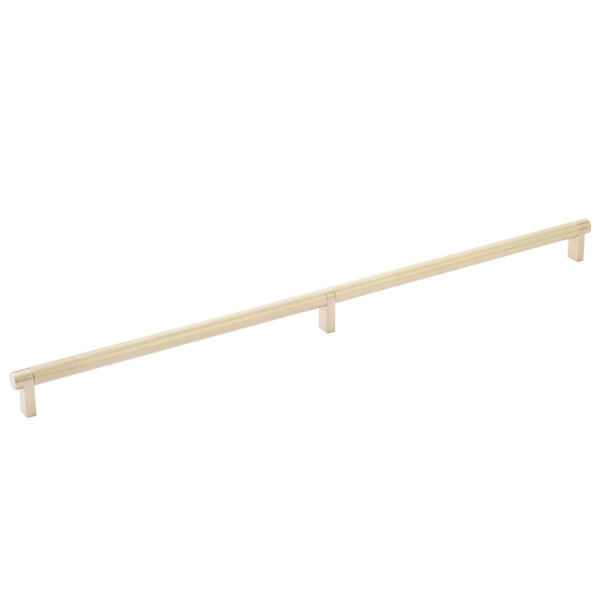 Emtek Select 20" CC Rectangular Stem and Knurled Bar Cabinet Pull