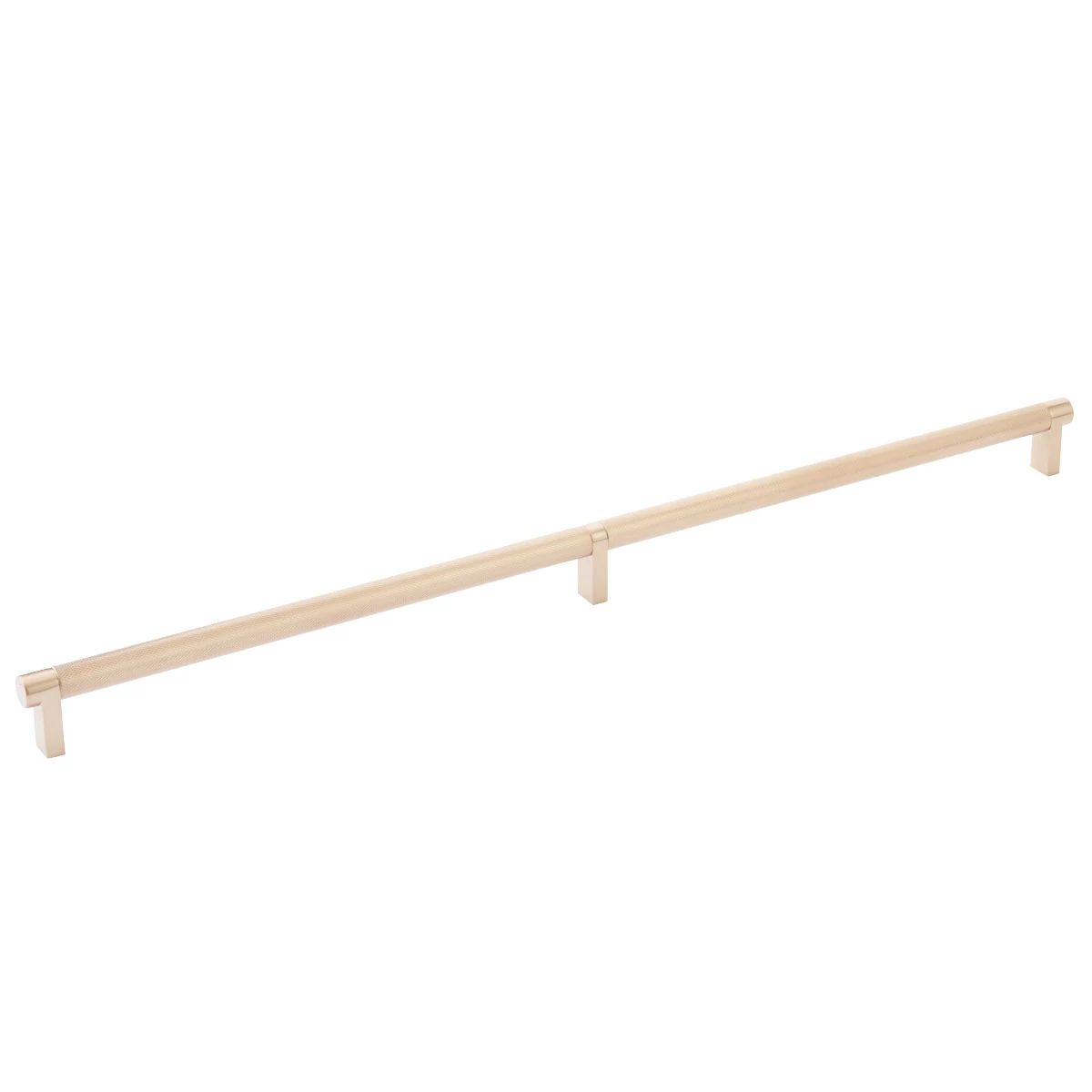 Emtek Select 20" CC Rectangular Stem and Knurled Bar Cabinet Pull