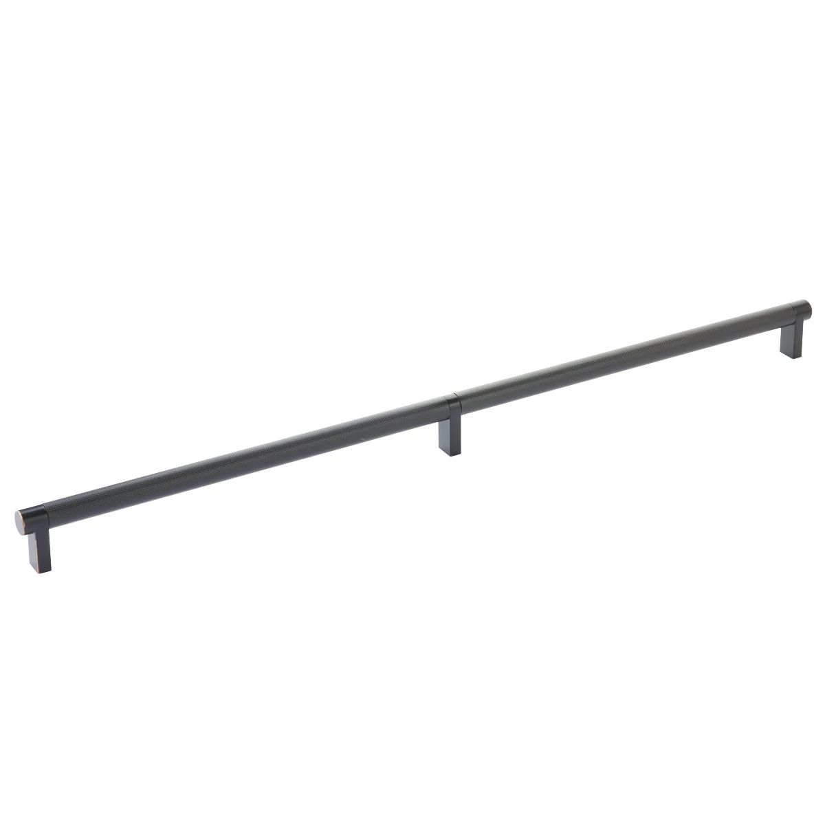 Emtek Select 20" CC Rectangular Stem and Knurled Bar Cabinet Pull by Emtek