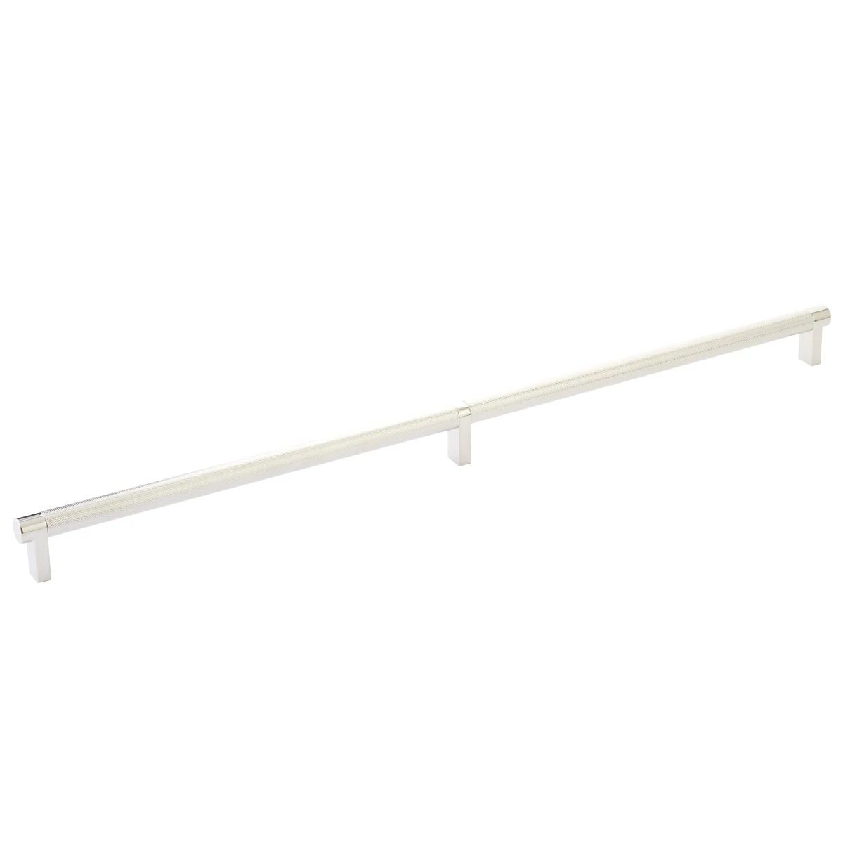 Emtek Select 20" CC Rectangular Stem and Knurled Bar Cabinet Pull