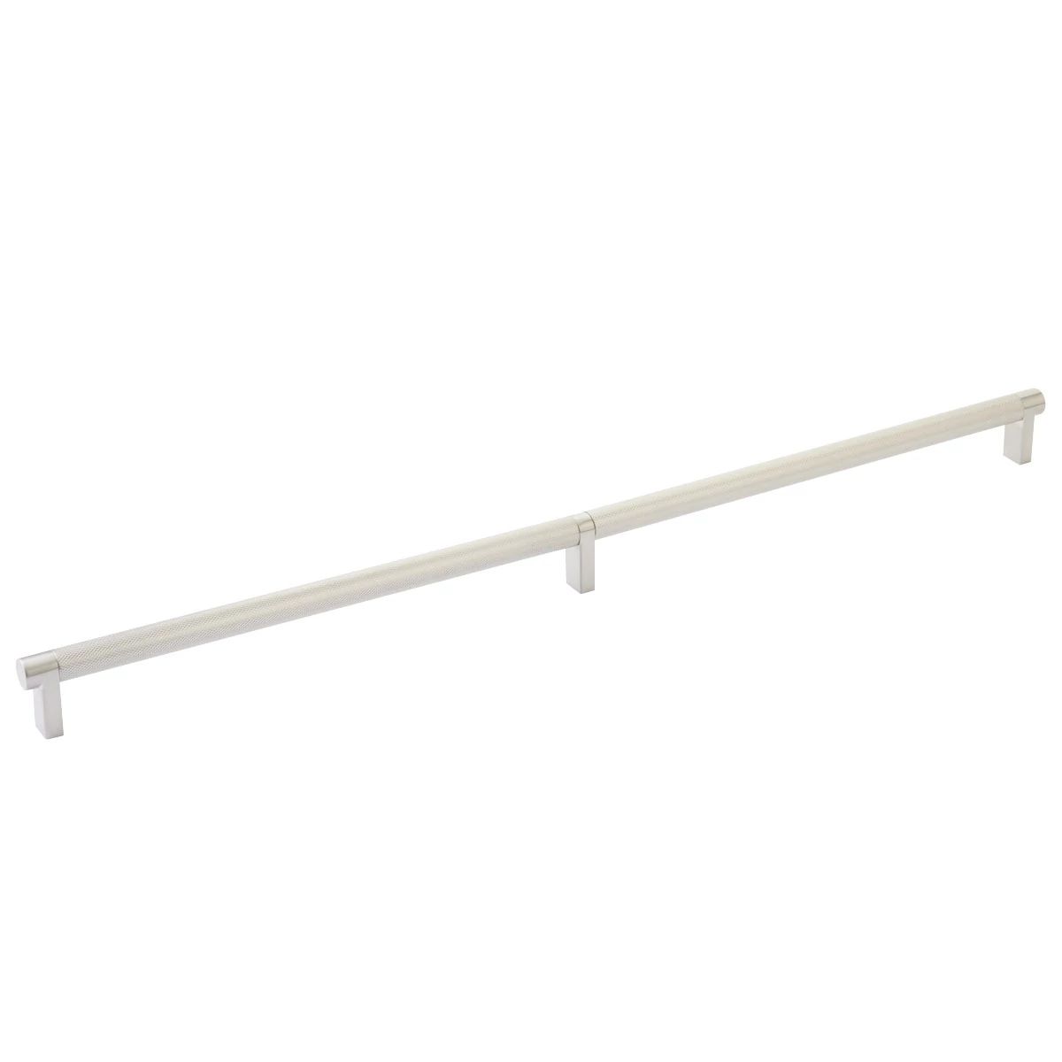 Emtek Select 20" CC Rectangular Stem and Knurled Bar Cabinet Pull