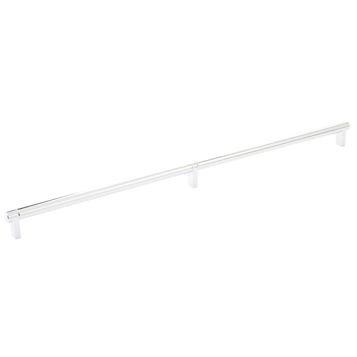 polished chrome cabinet pull