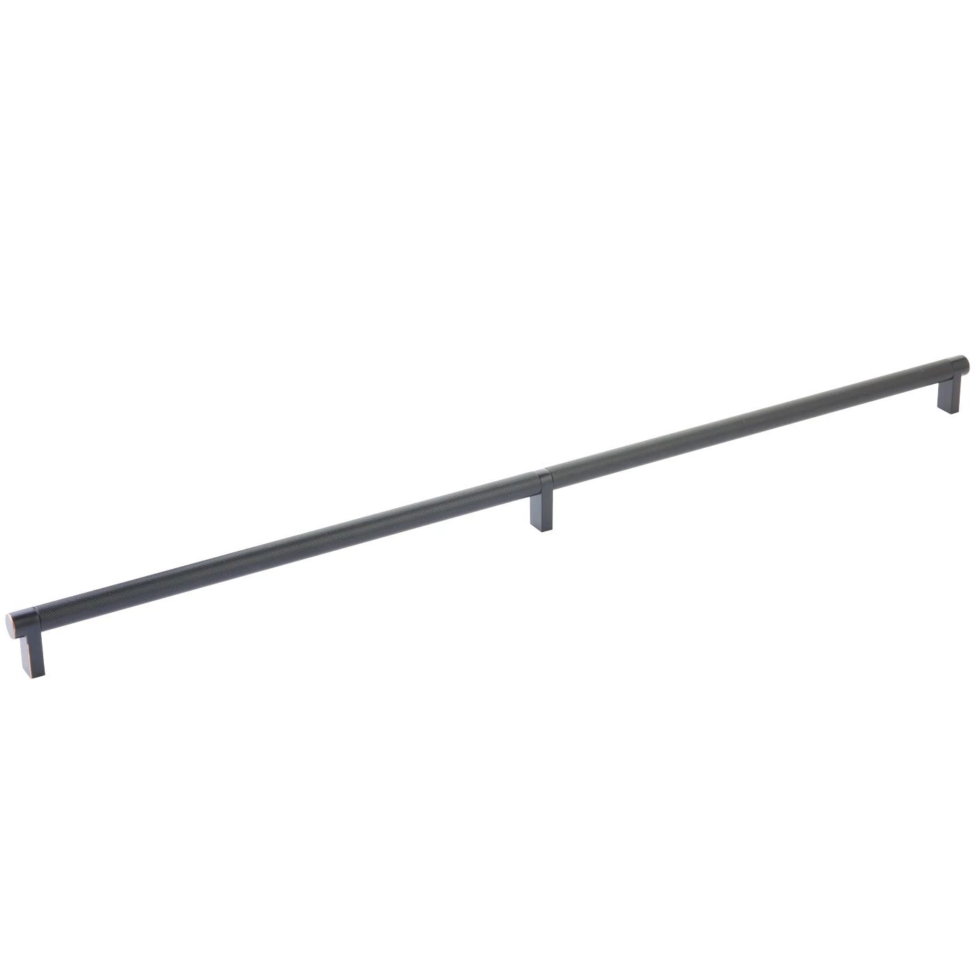 Emtek Select 24" CC Rectangular Stem and Knurled Bar Cabinet Pull by Emtek