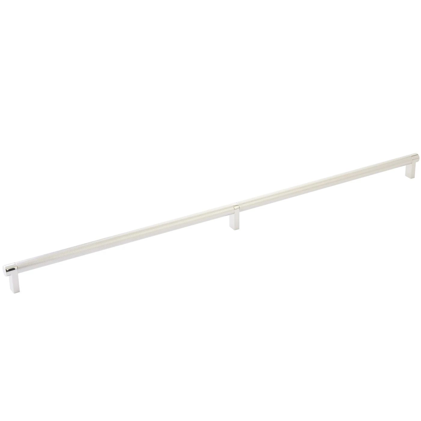 Emtek Select 24" CC Rectangular Stem and Knurled Bar Cabinet Pull