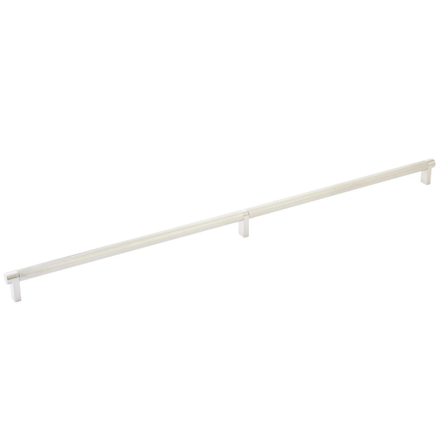 Emtek Select 24" CC Rectangular Stem and Knurled Bar Cabinet Pull