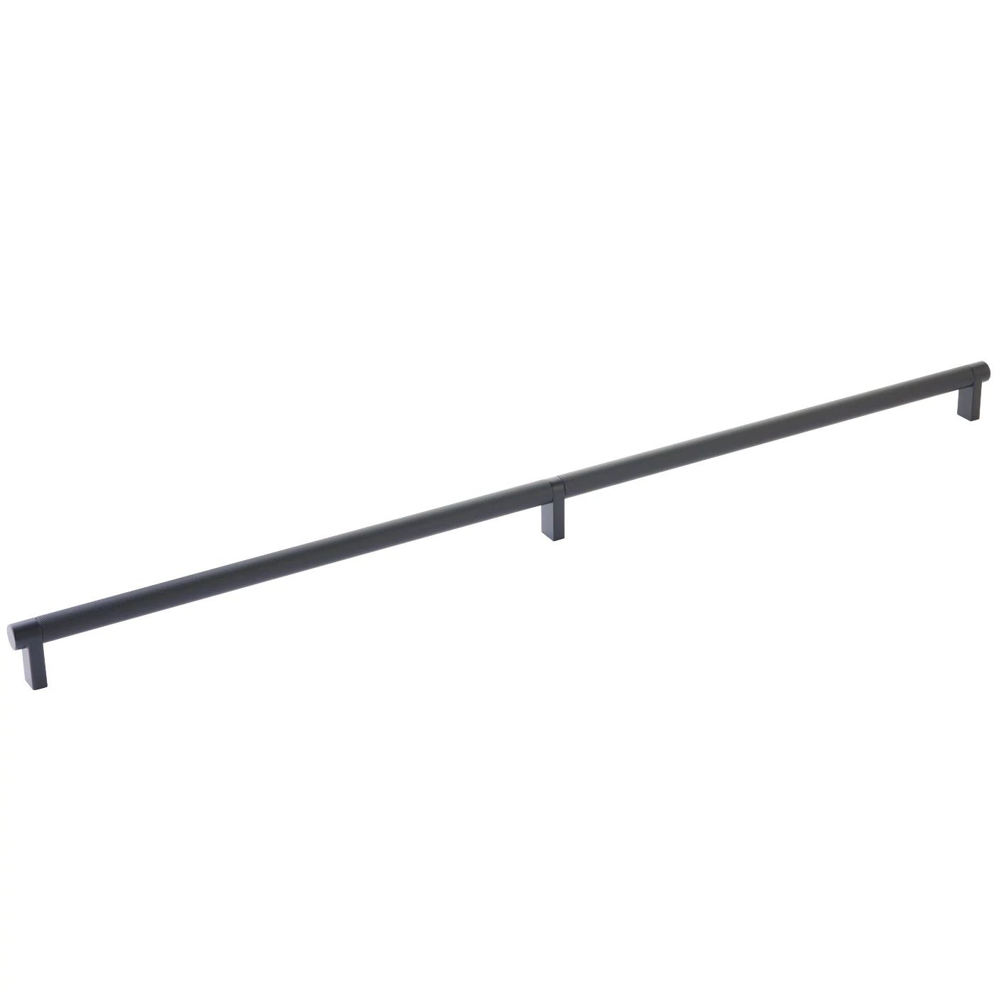 Emtek Select 24" CC Rectangular Stem and Knurled Bar Cabinet Pull by Emtek