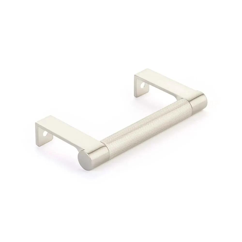 Emtek Select 3.75" CC Round Knurled Cabinet Edge Pull by Emtek