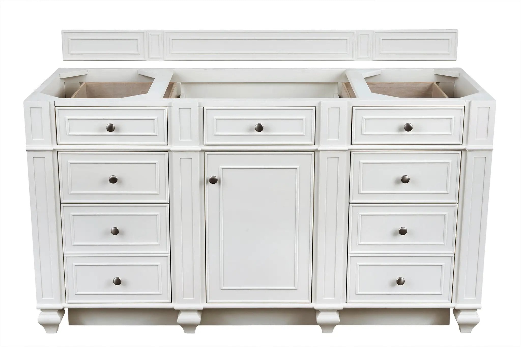 James Martin Bristol 60" Single Vanity Set - Bright White by James Martin Vanities