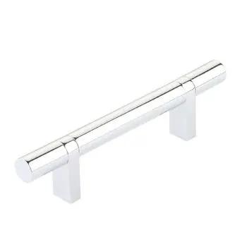 polished chrome cabinet pull