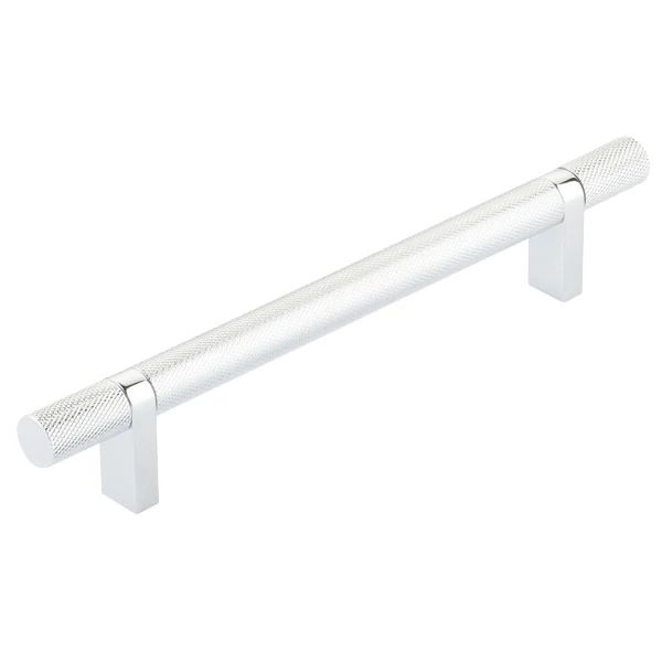 polished chrome cabinet pull