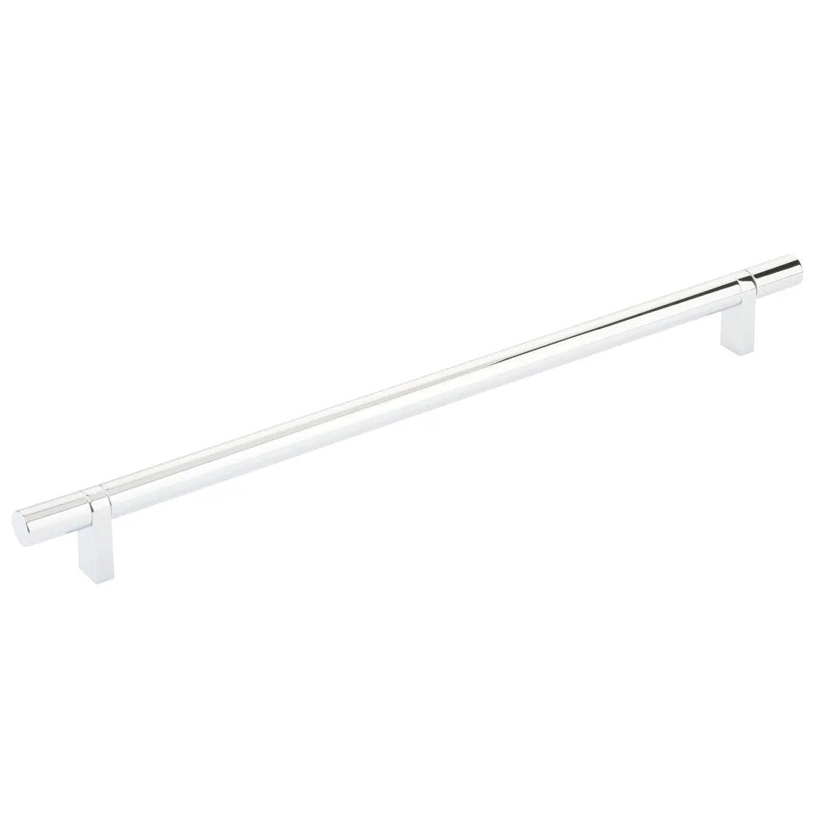polished chrome cabinet pull
