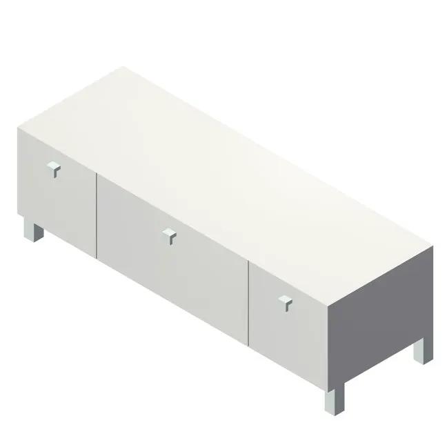 Lacava Plaza 40" Free-Standing Bench by Lacava