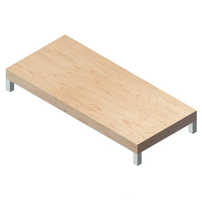 Lacava Plaza 40" Free-Standing Bench by Lacava