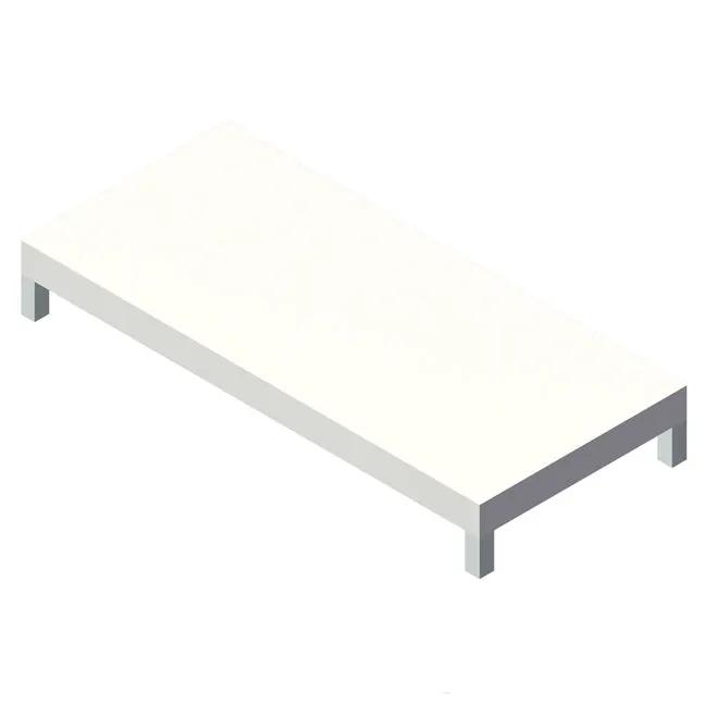 Lacava Plaza 40" Free-Standing Bench by Lacava