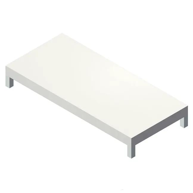 Lacava Plaza 40" Free-Standing Bench by Lacava