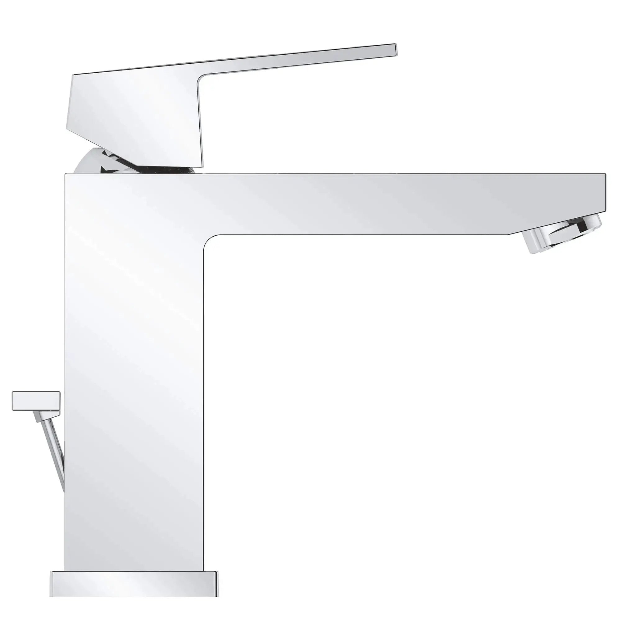 chrome bathroom faucet
