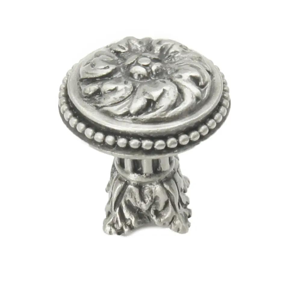 Carpe Diem Acanthus I and Beaded Large Knob with Column Base Rosette Style by Carpe Diem