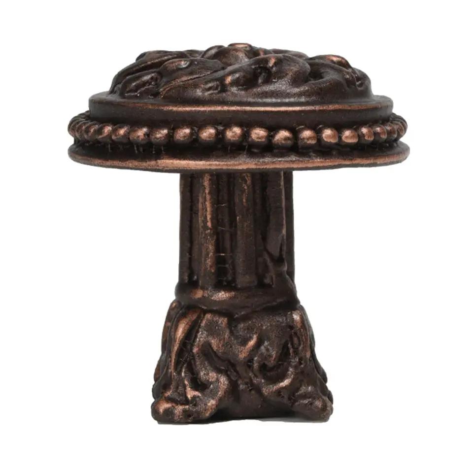 Carpe Diem Acanthus I and Beaded Large Knob with Column Base Rosette Style by Carpe Diem