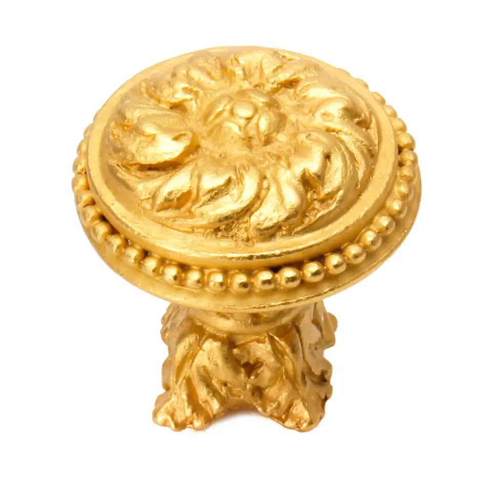 Carpe Diem Acanthus I and Beaded Large Knob with Column Base Rosette Style by Carpe Diem