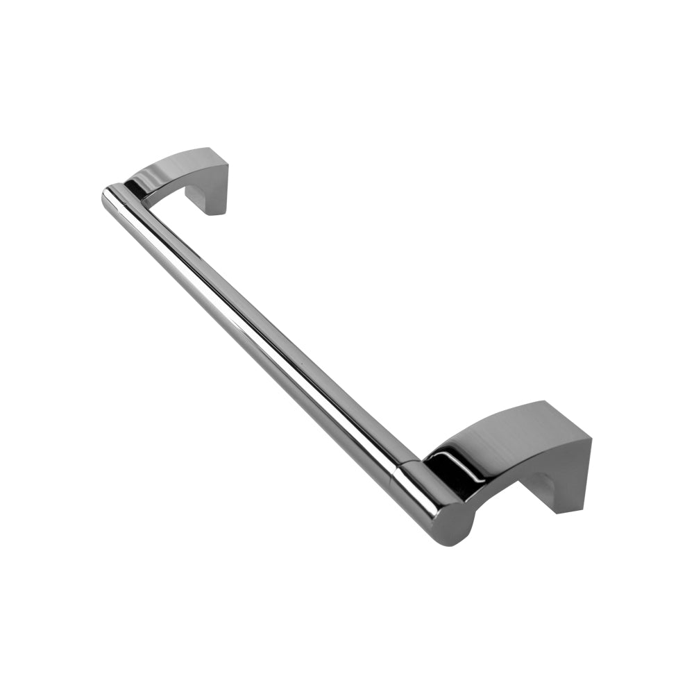 polished chrome towel bar