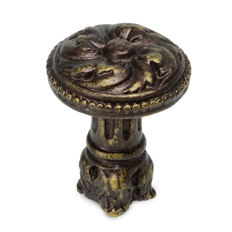 Carpe Diem Acanthus I and Beaded Knob with Column Base Rosette Style by Carpe Diem