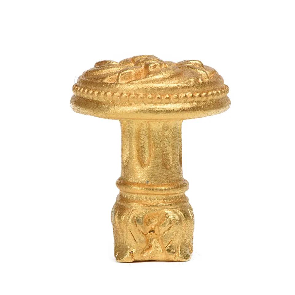 Carpe Diem Acanthus I and Beaded Knob with Column Base Rosette Style by Carpe Diem