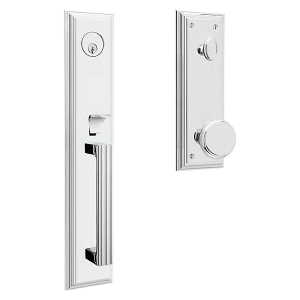 polished chrome handleset