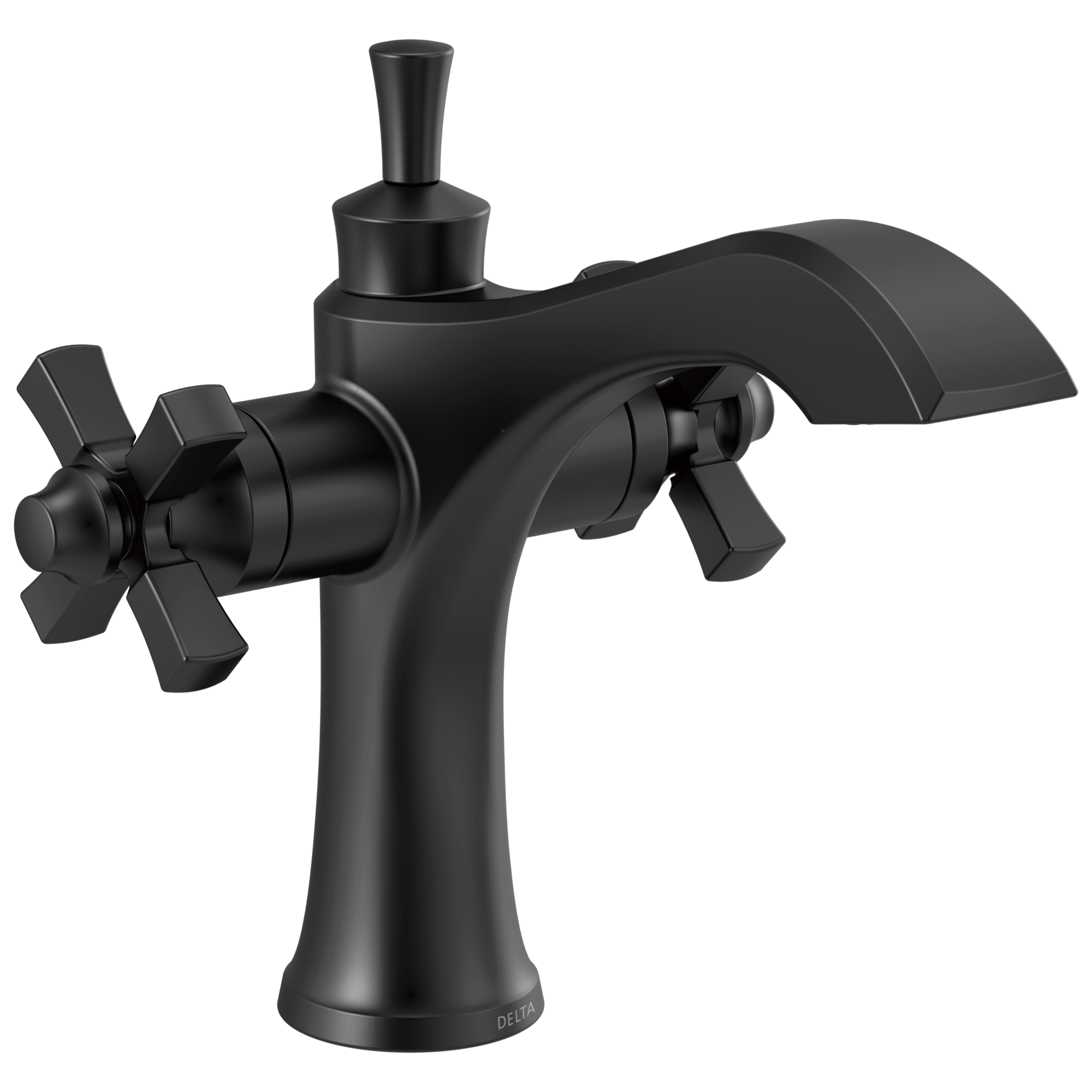 Delta Dorval Two Handle Single Hole Monoblock Bathroom Faucet
