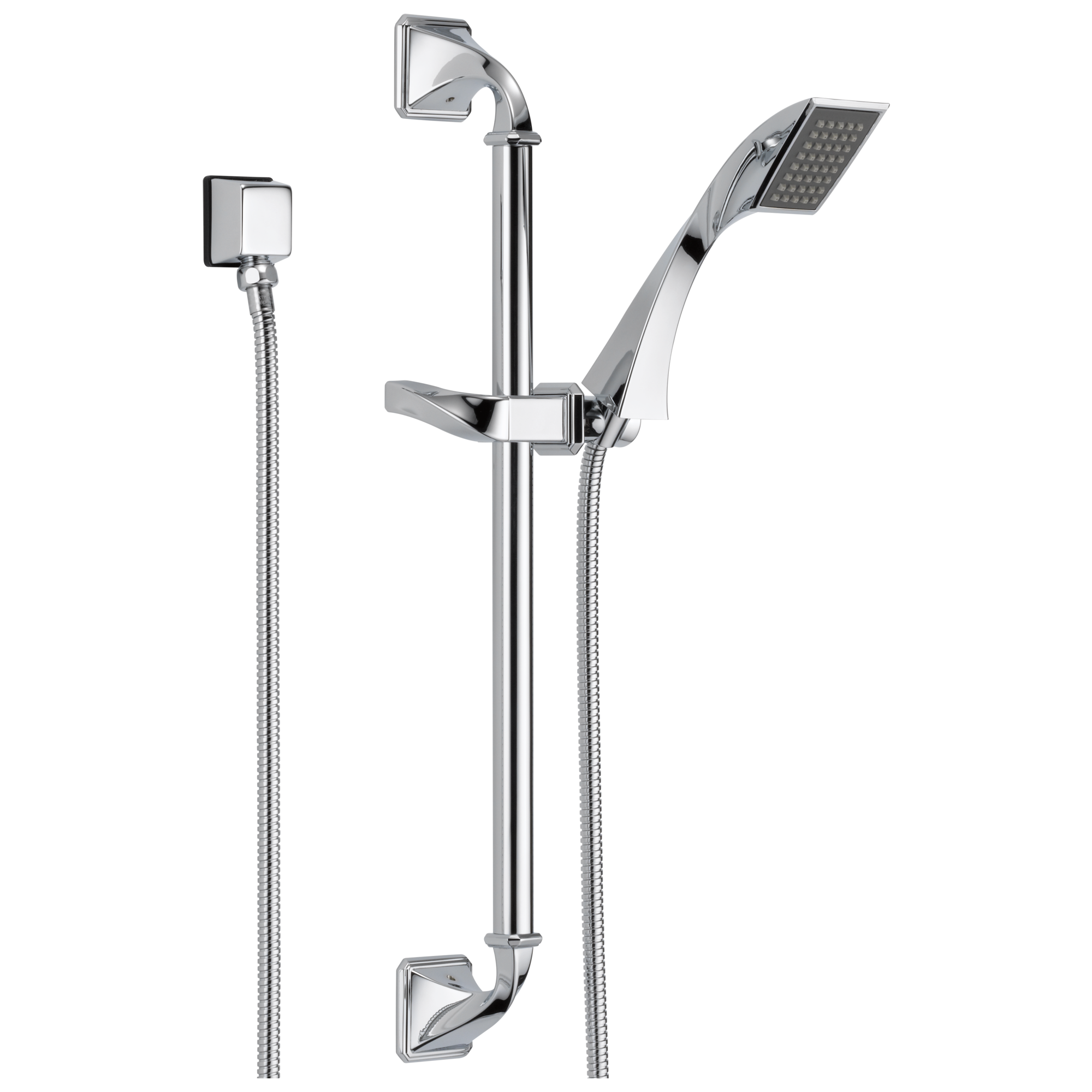 chrome hand shower