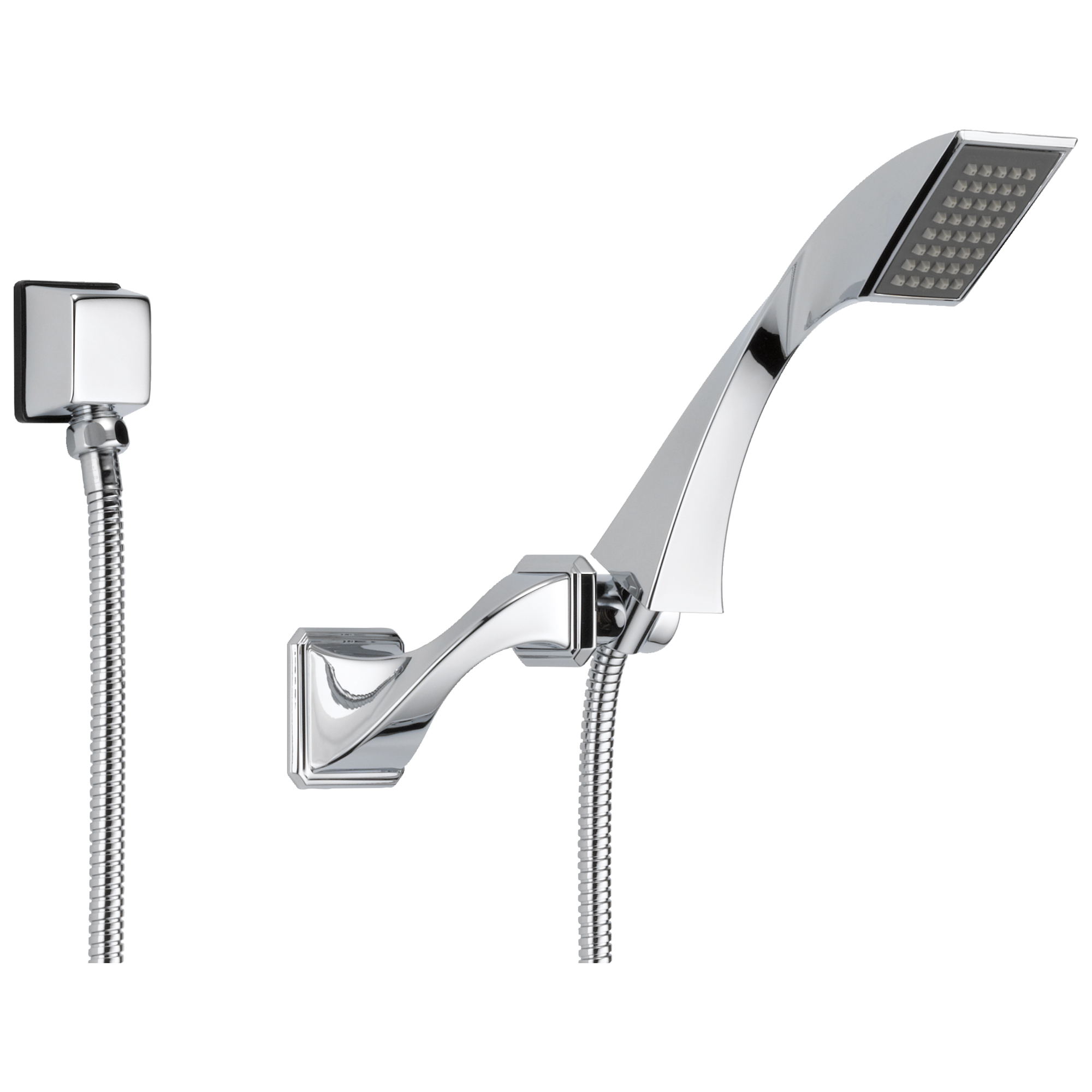 chrome hand shower