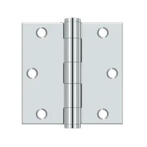polished chrome hinge