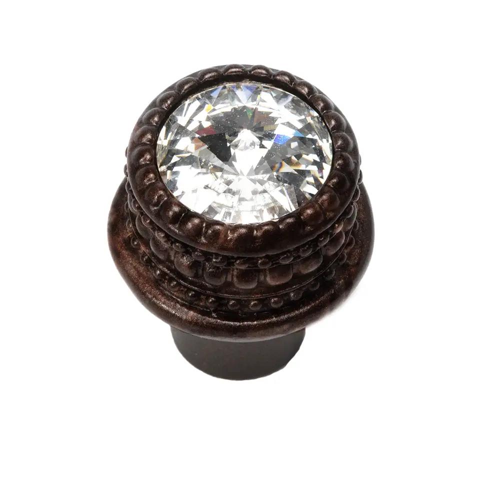 Carpe Diem Caché I Medium Round Knob - Decorated with Swarovski Crystals by Carpe Diem