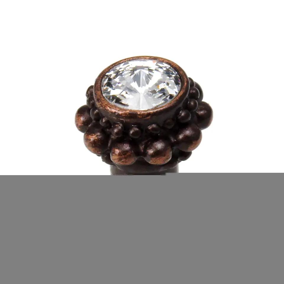Carpe Diem Caché Iv Small Round Knob - Decorated with Swarovski Crystals by Carpe Diem