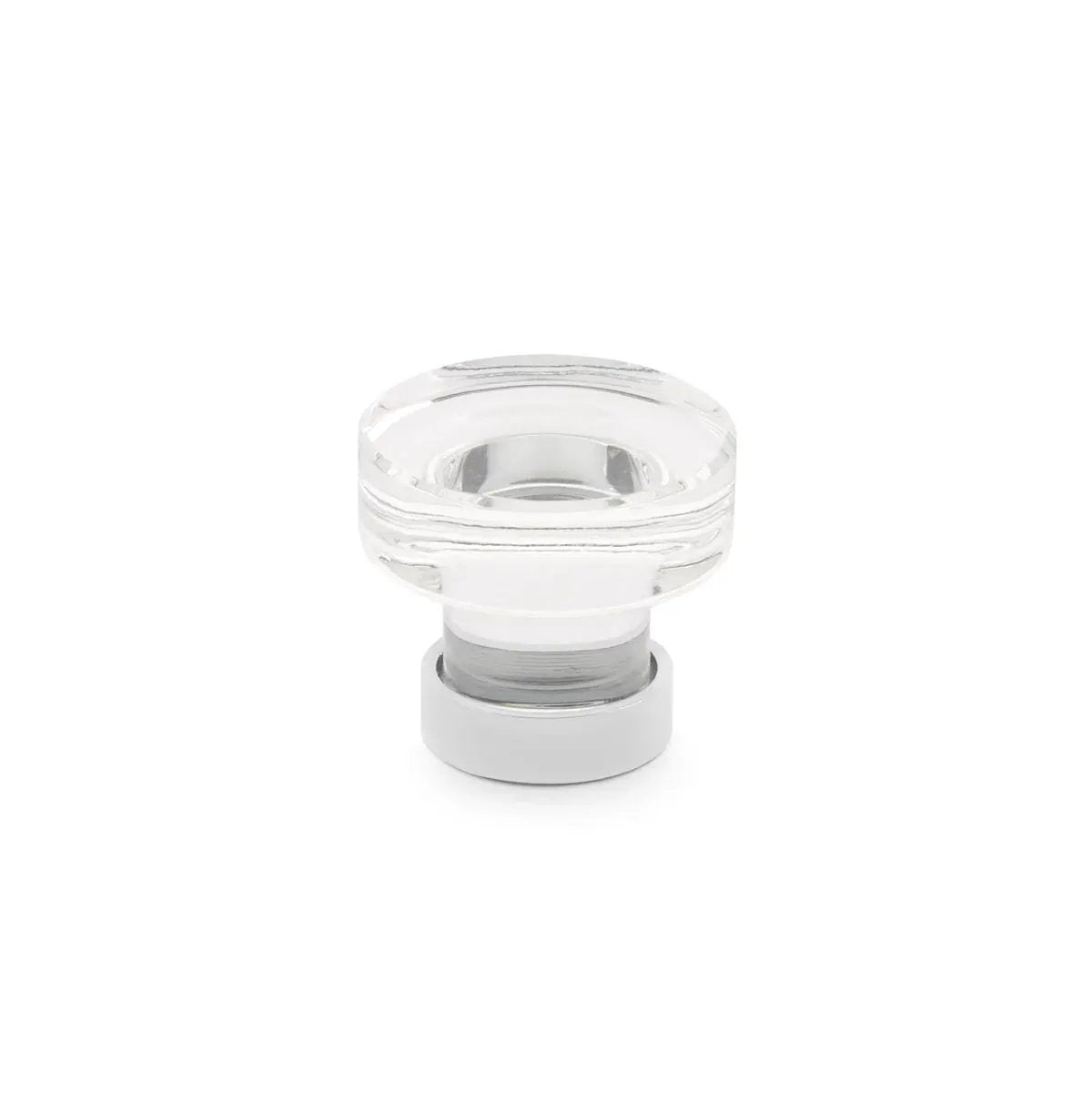polished chrome cabinet knob