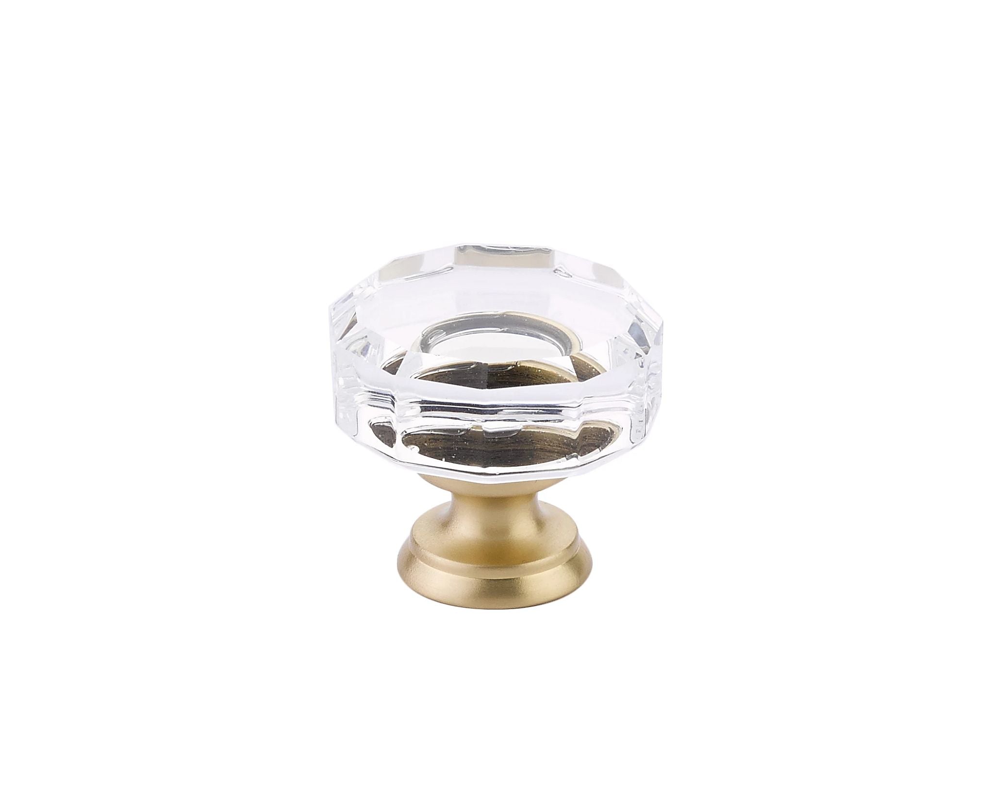 satin brass cabinet knob
