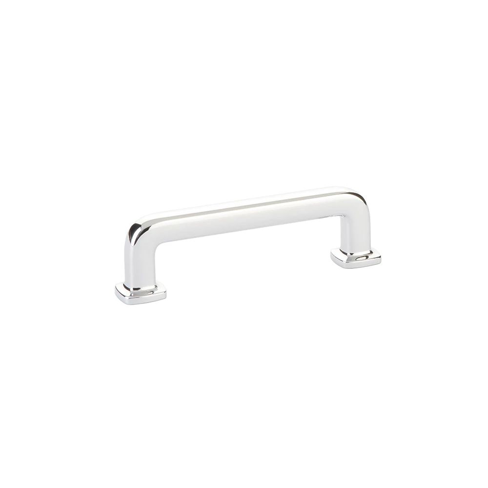 polished chrome cabinet pull