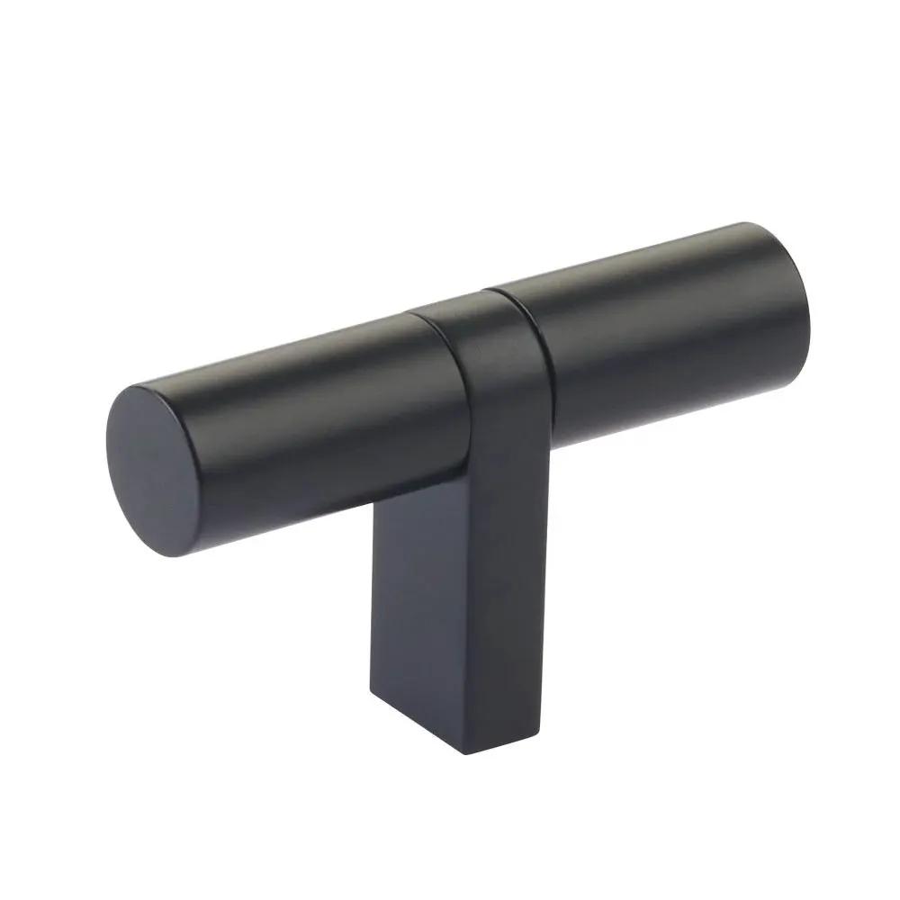 Emtek Select 2.25" CC Cabinet T-Knob overall, Rectangular Bar Stem by Emtek