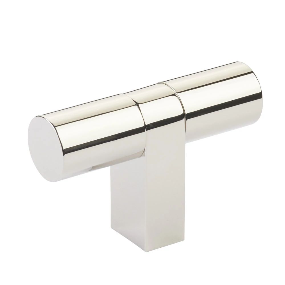 Emtek Select 3.125" overall Cabinet T-Knob overall, Rectangular Bar Stem by Emtek