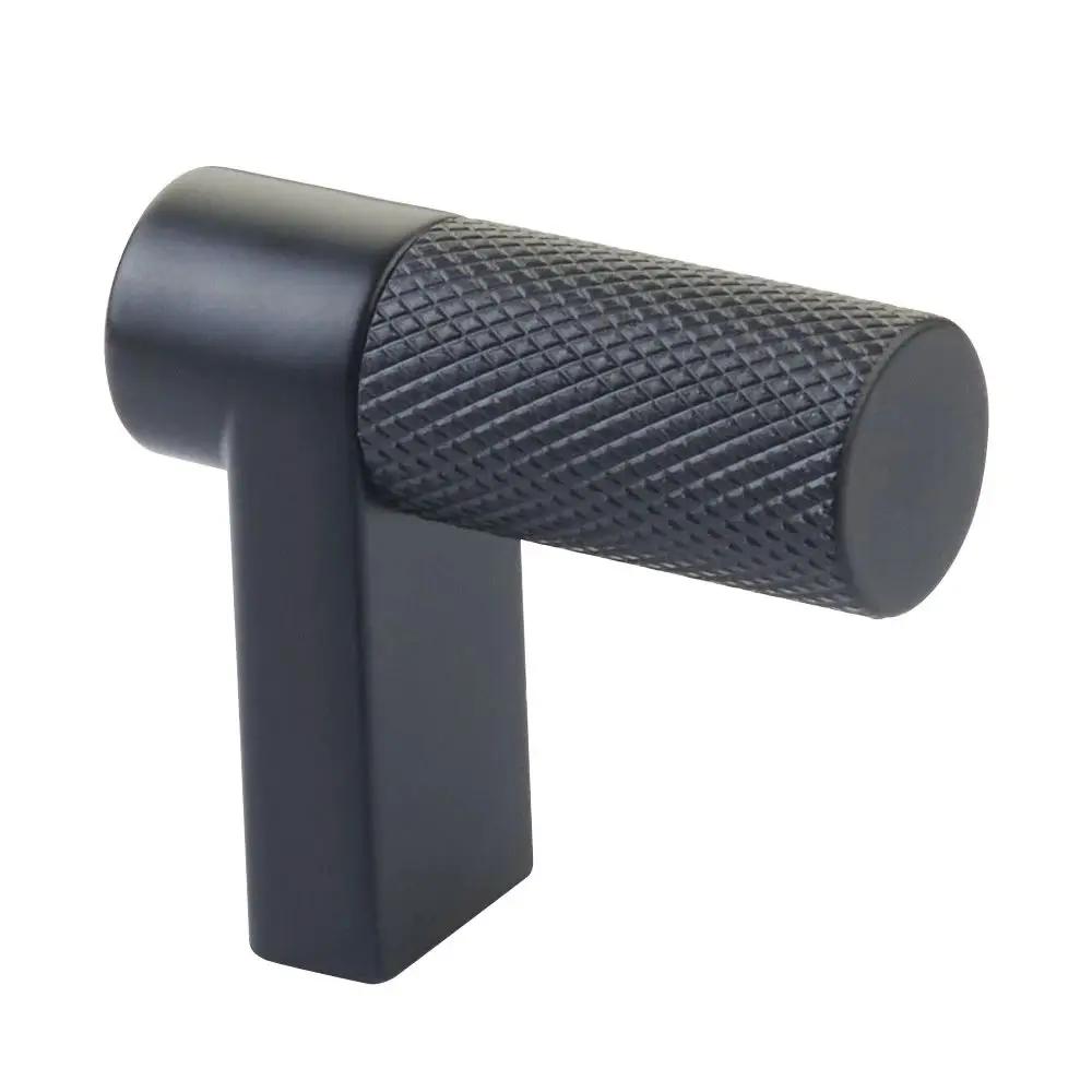 Emtek Select 1.5" CC Rectangular Stem and Knurled Bar Cabinet Finger Pull by Emtek